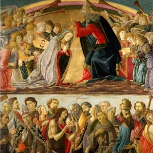 Botticelli Sandro - Incoronazione della Vergine - Villa La Quiete - FI