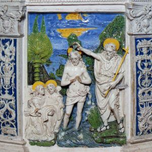 fonte battesimale Della Robbia