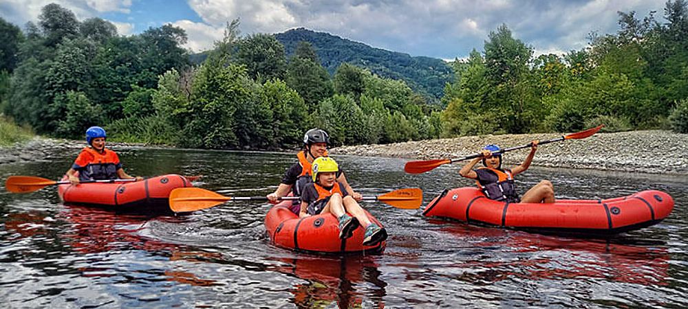 Packrafting Garfagnana Rafting