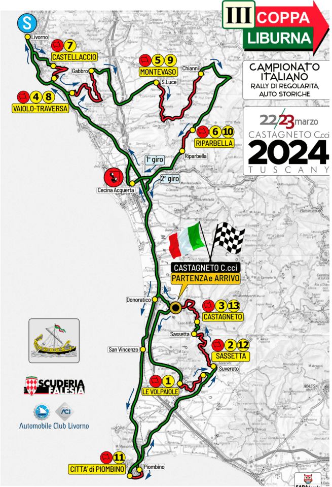 Coppa Liburna - mappa