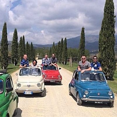 Tour in Fiat 500 nelle colline toscane