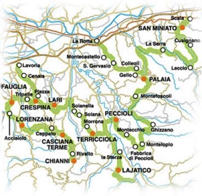 Strada del vino delle Colline Pisane
